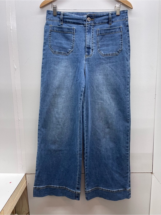 Habitat Denim - Habitat Wide-Leg Jeans in Light Blue Wash